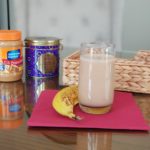 Chocolate Peanut butter Banana Oats Smoothie